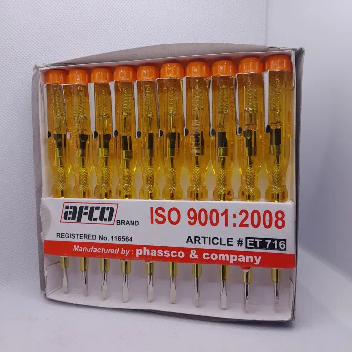 AFCO Low Voltage Electric Tester – ET716 (10 Pcs Pack)