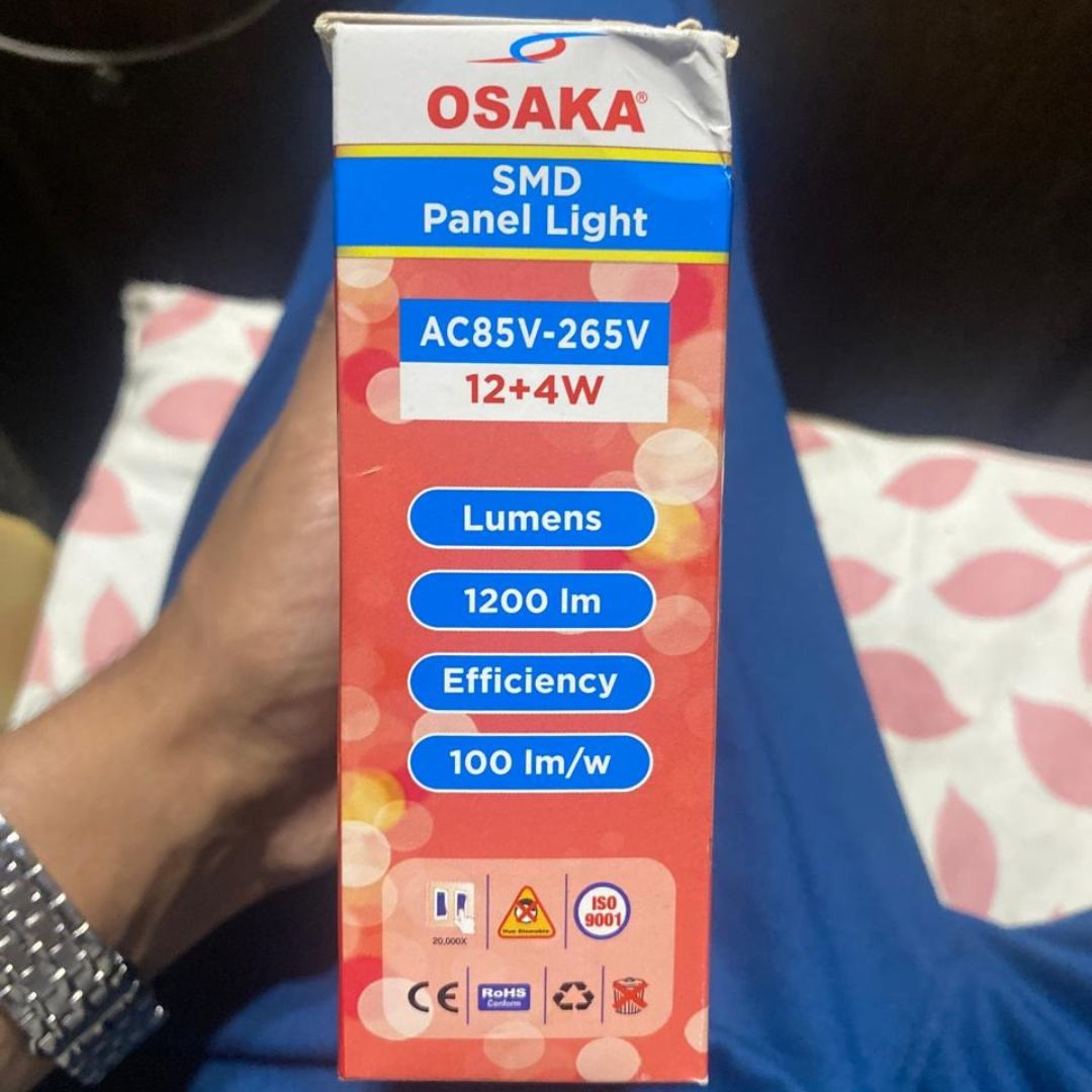 OSAKA 18W SMD Panel Light – Ice Series | Ultra Slim LED Ceiling Light