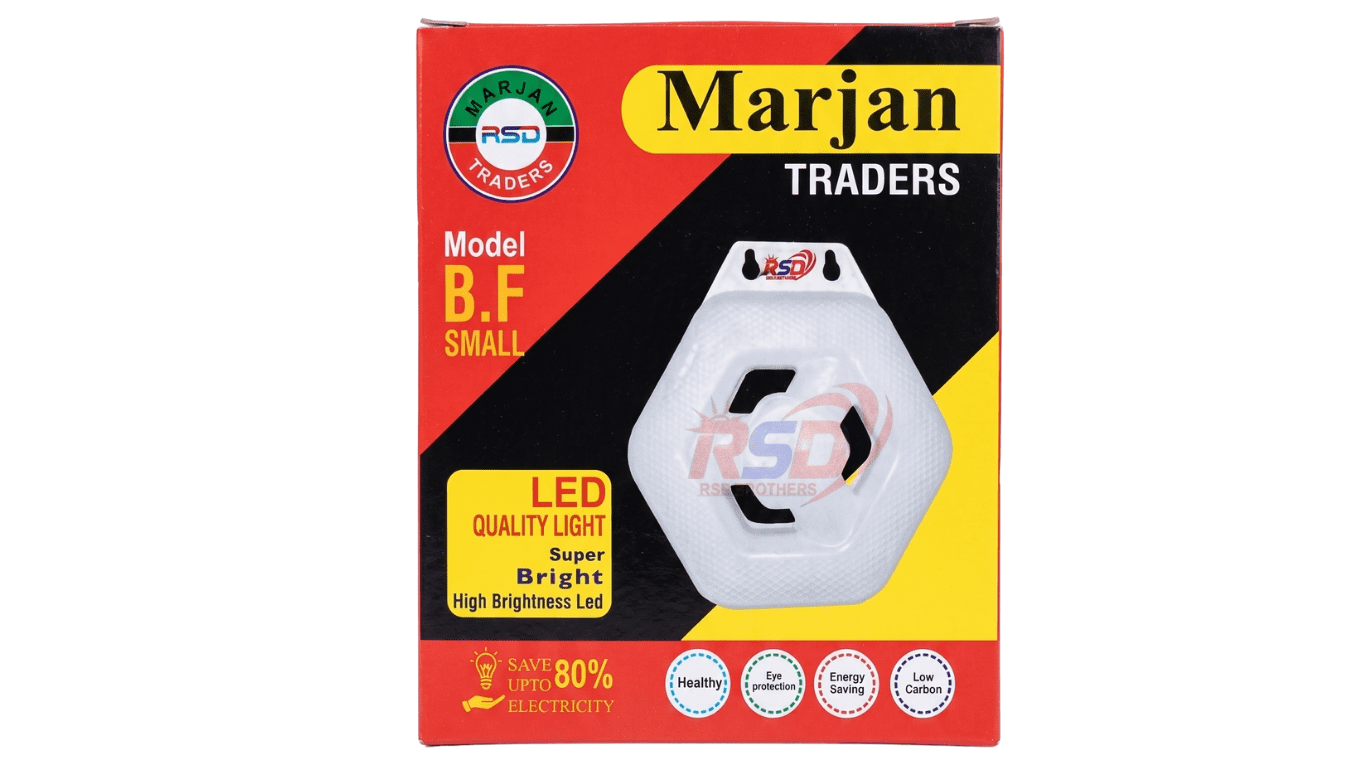 Marjan Traders LED Wall Light | Energy Saving Plug-in Night Light
