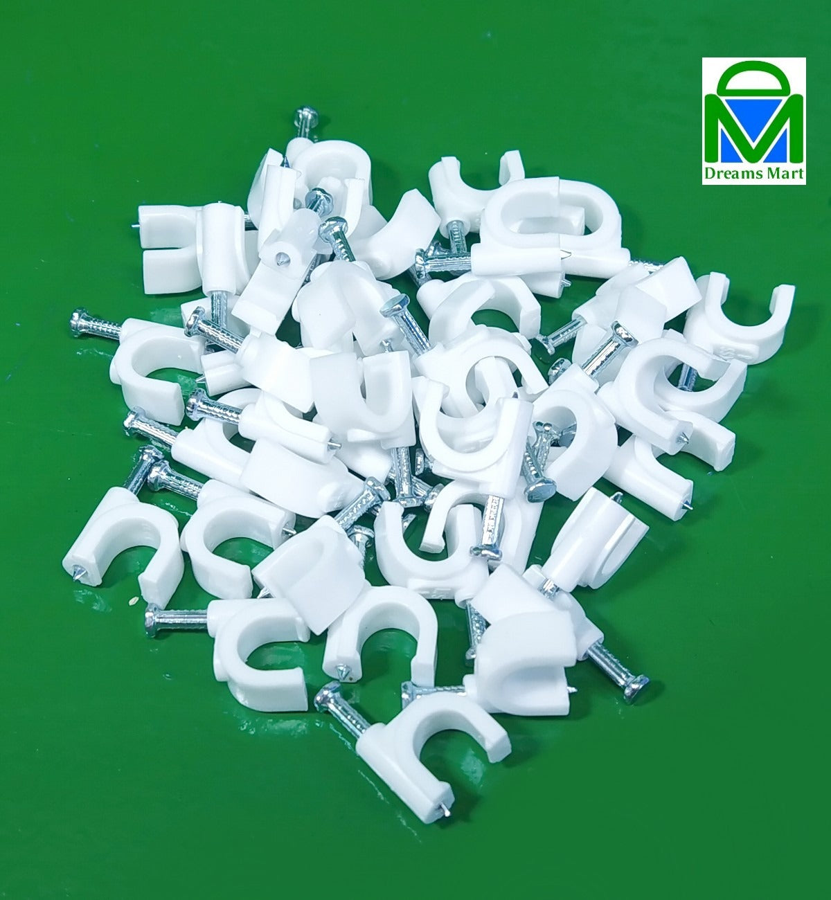 NC-1N Nail Cable Clips – Round Wire Clips