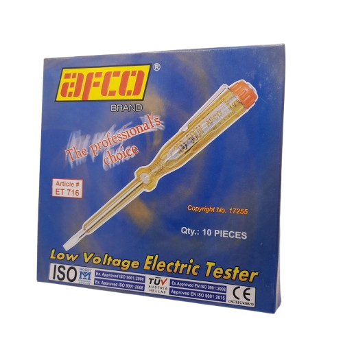 AFCO Low Voltage Electric Tester – ET716 (10 Pcs Pack)