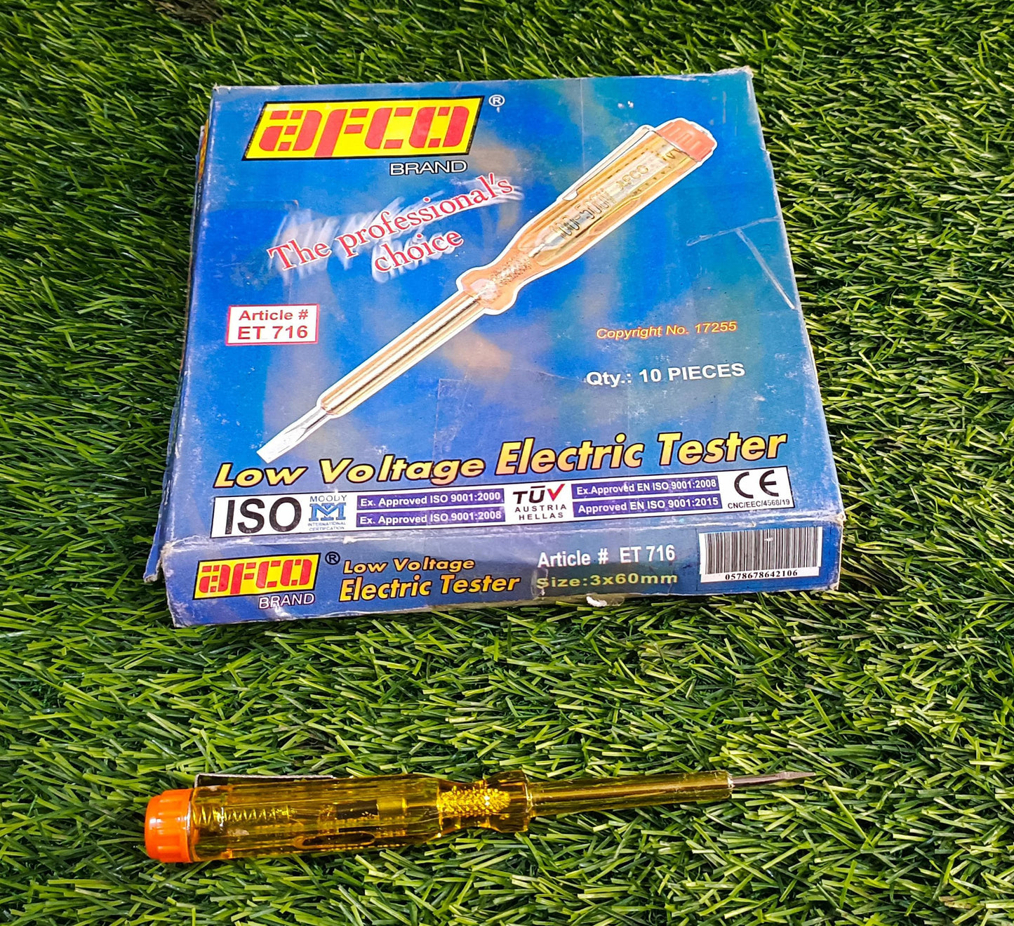 AFCO Low Voltage Electric Tester – ET716 (10 Pcs Pack)