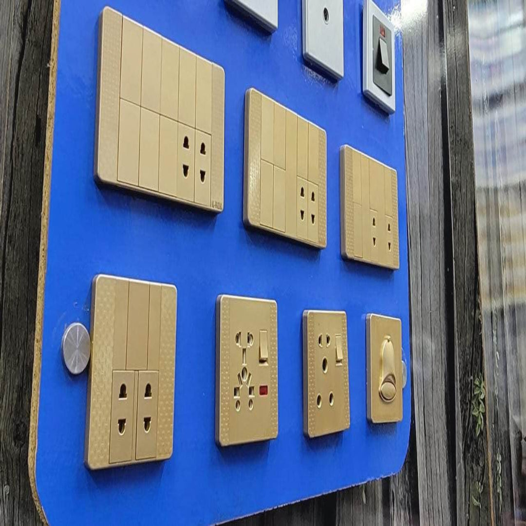 MARS Antique Grey Modular Switch & Socket Series (Multiple Variants)