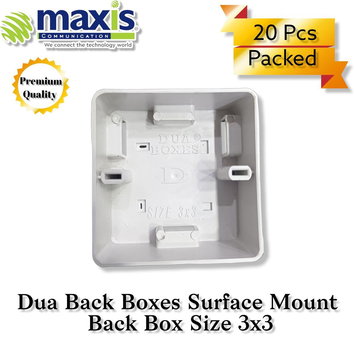 3x3 Surface Mount Back Box