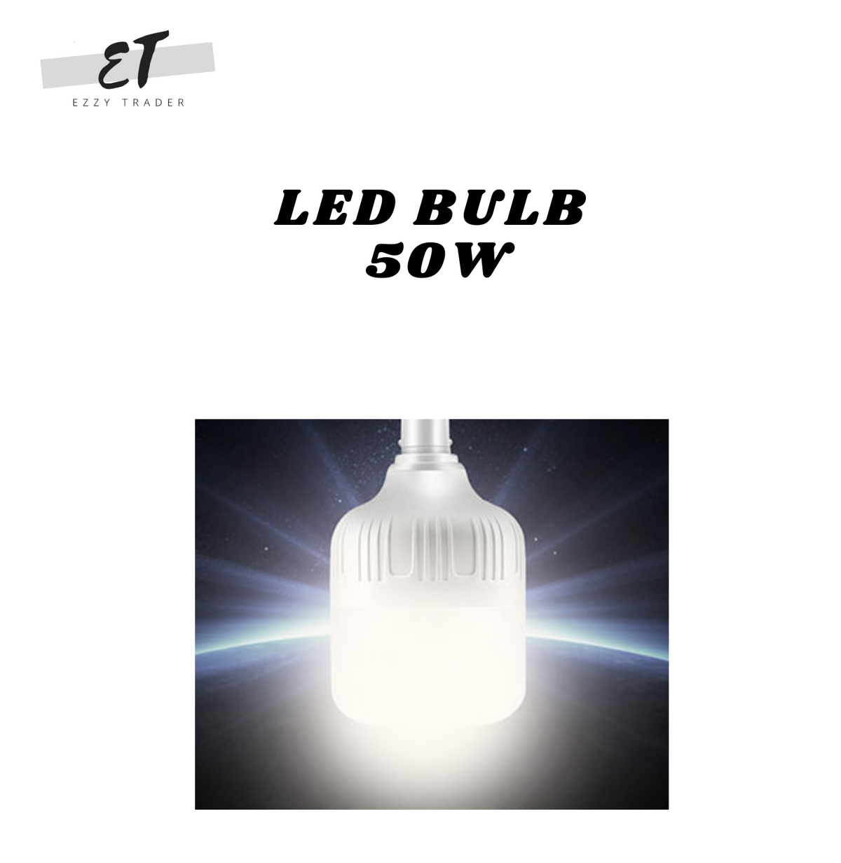 SUNFLOWER 30W LED Bulb – E27 Screw Base | High Brightness Energy Saving Light